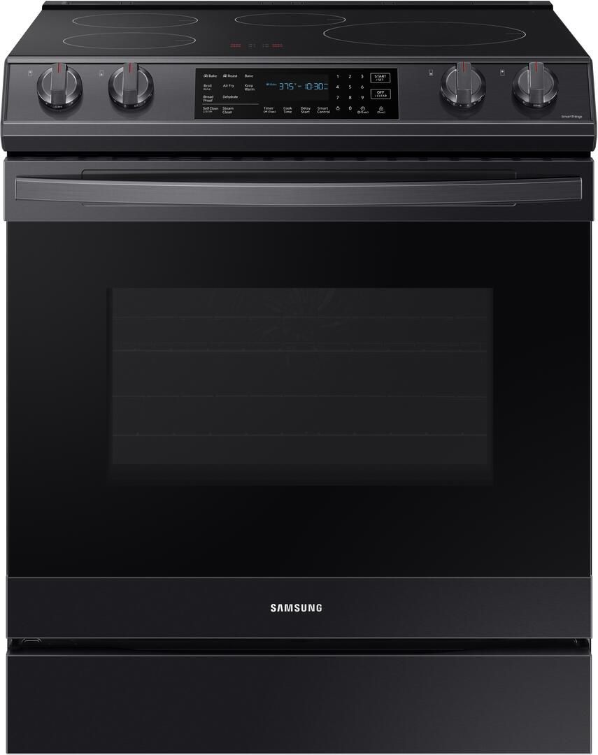 NE63B8611SG Samsung 30" Front Control WiFi Enabled SlideIn Induction