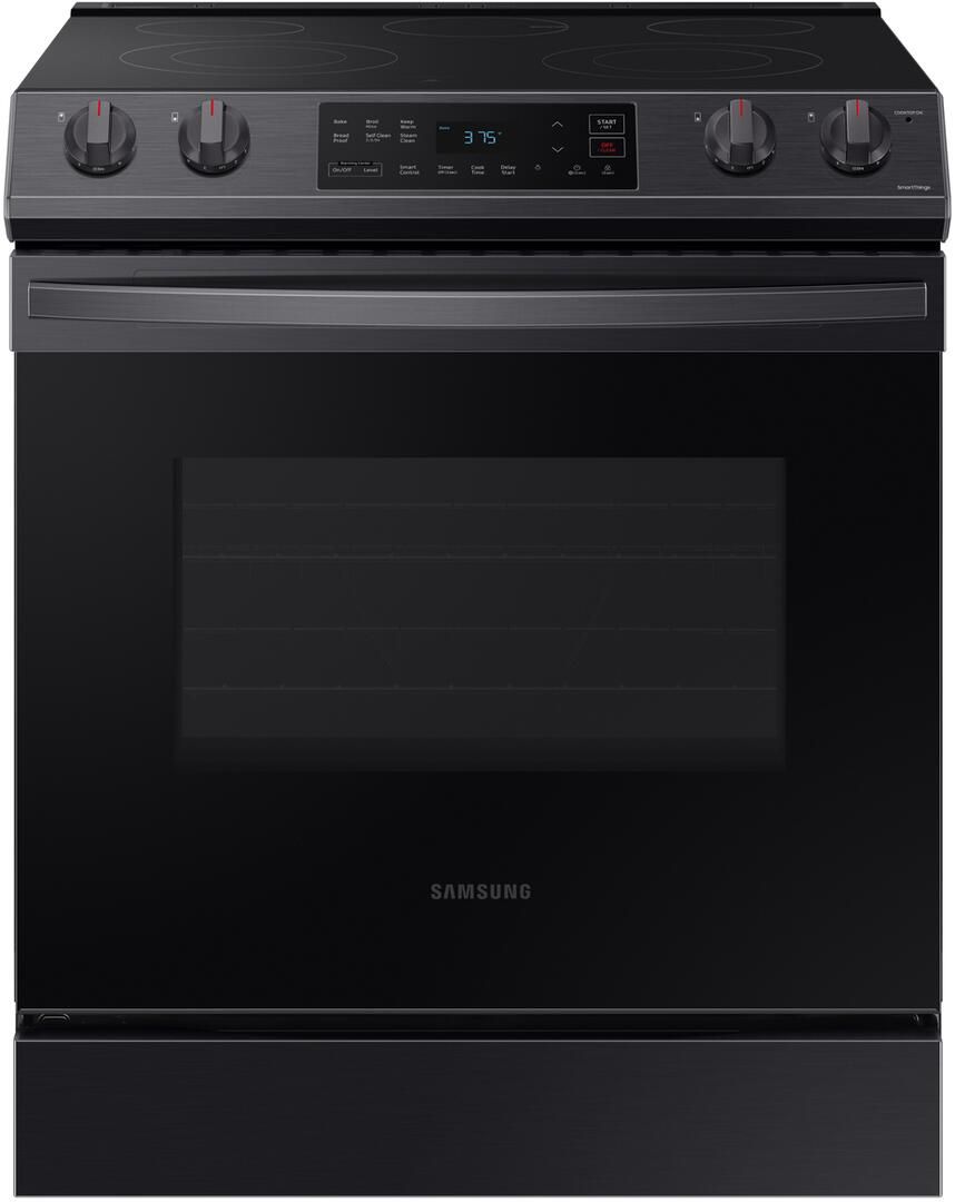 NE63T8111SG Samsung 30" Front Control Wifi Enabled SlideIn Electric Range Fingerprint