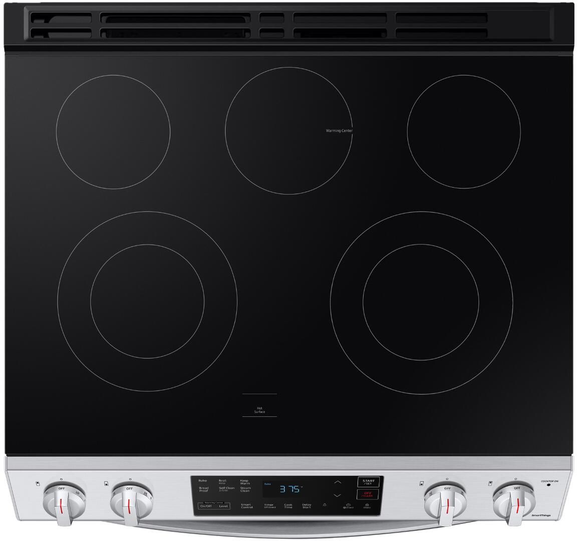 NE63T8111SS Samsung 30" Front Control Wifi Enabled SlideIn Electric