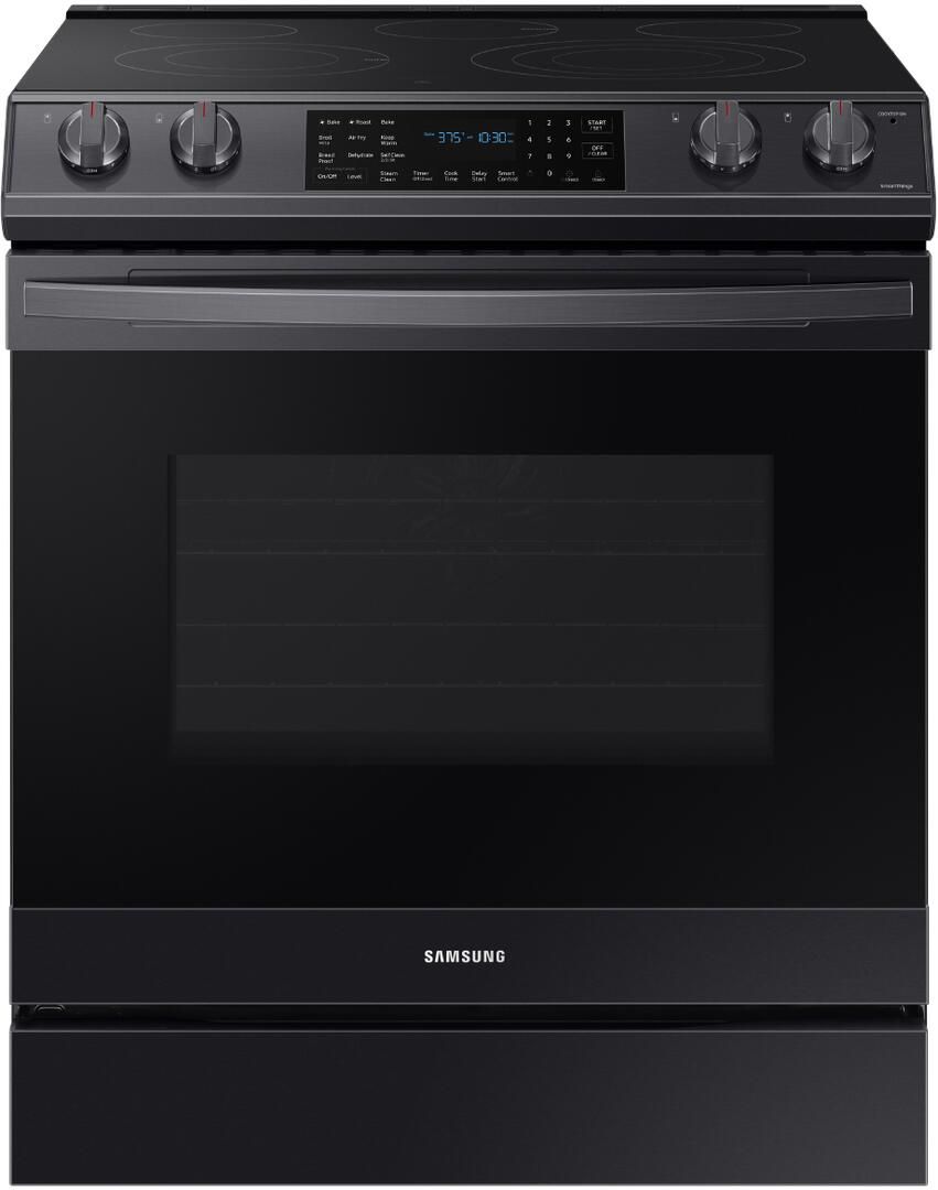 NE63T8511SG Samsung 30" Front Control Wifi Enabled SlideIn Electric Range with Air Fry and