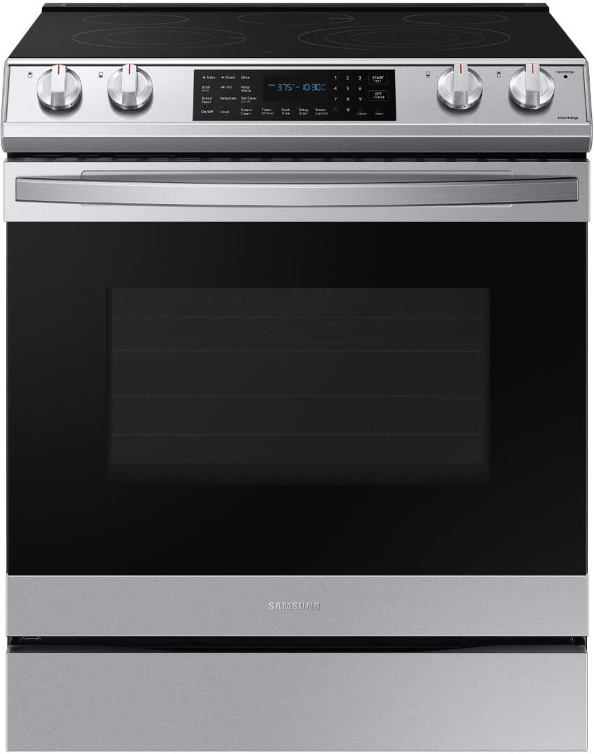 NE63T8511SS Samsung 30" Front Control Wifi Enabled SlideIn Electric