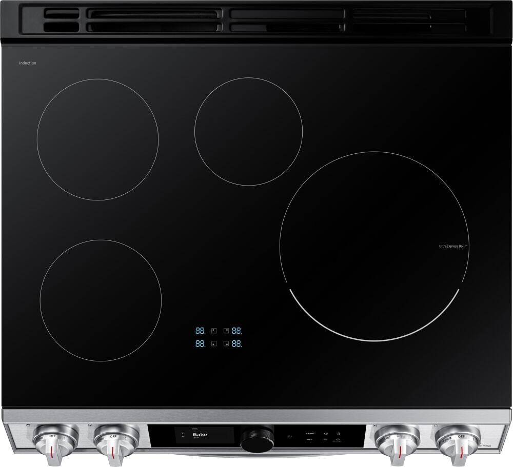 NE63T8911SS Samsung 30" 6.3 cu ft Smart Front Control Slide In