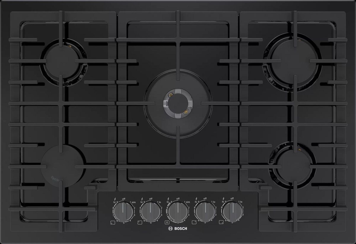 NGM8048UC Bosch 30" 800 Series Gas Cooktop with Flame Select Black