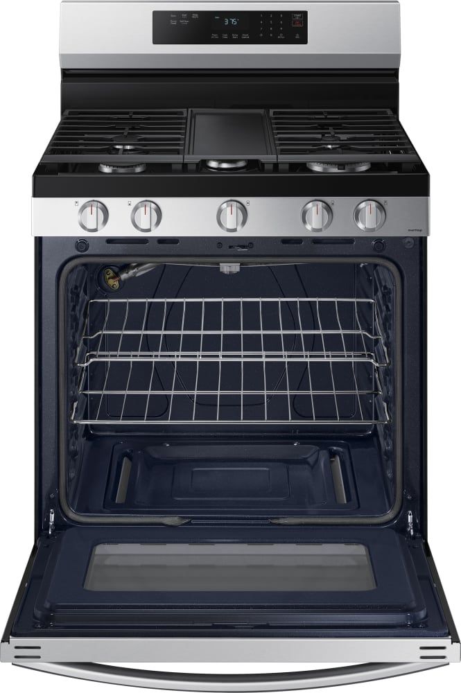 NX60A6311SS Samsung 30" Smart Gas Range with 5 Burners and Integrated