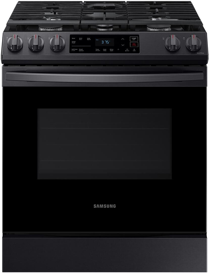 NX60T8111SG Samsung 30" Front Control Wifi Enabled SlideIn Gas Range with Self Clean