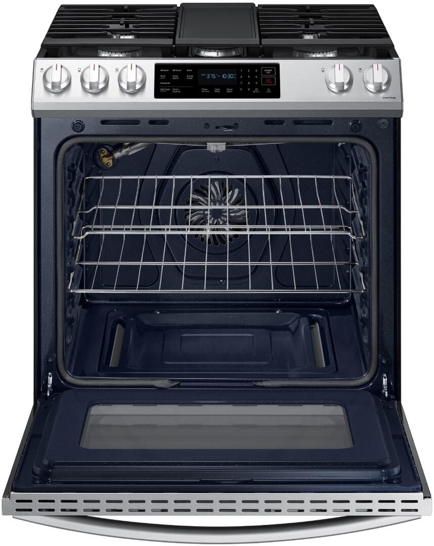 NX60T8311SS Samsung 30" Front Control Wifi Enabled SlideIn Gas Range