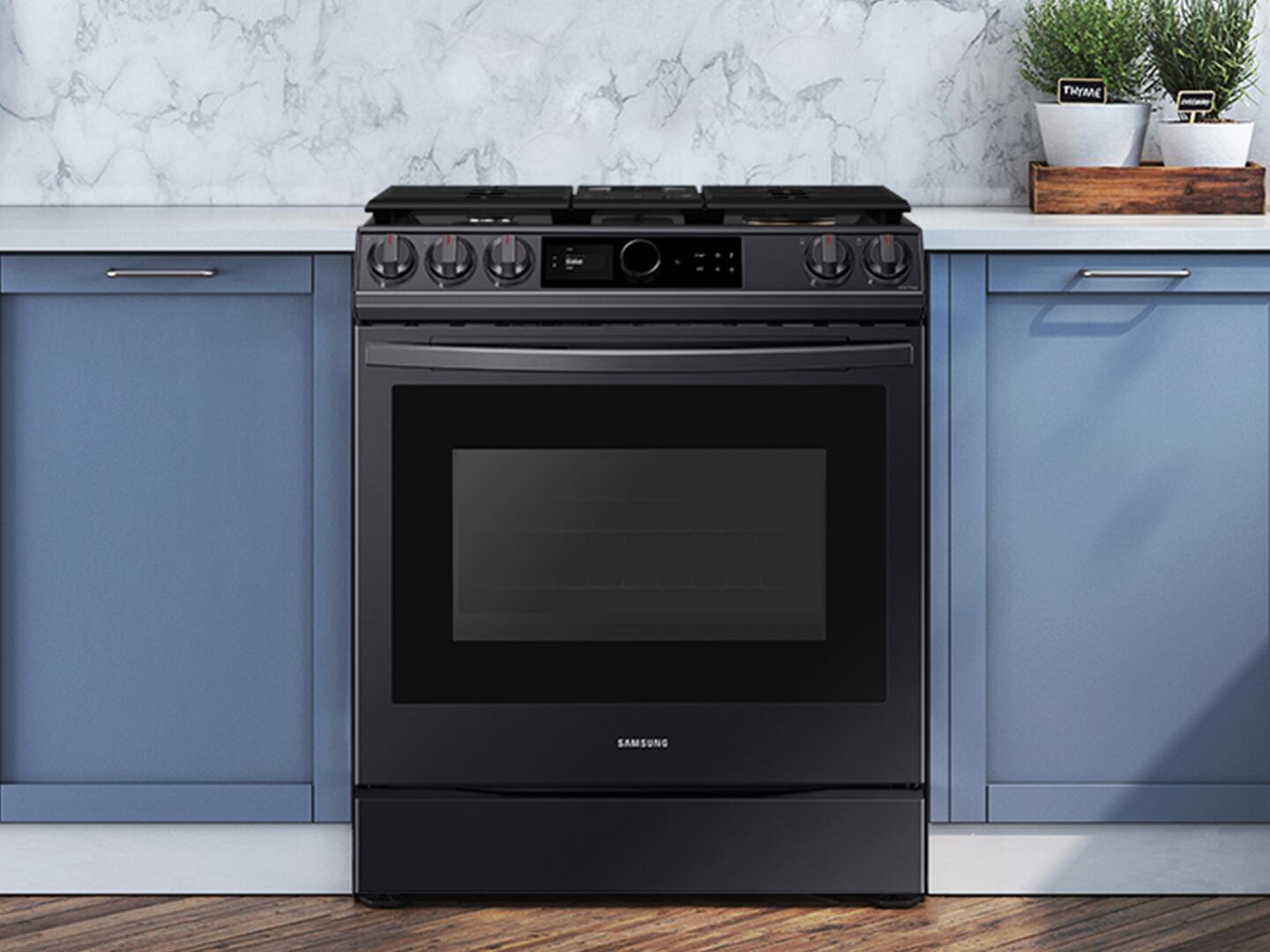 NX60T8711SG Samsung 30" Front Control Wifi Enabled SlideIn Gas Range