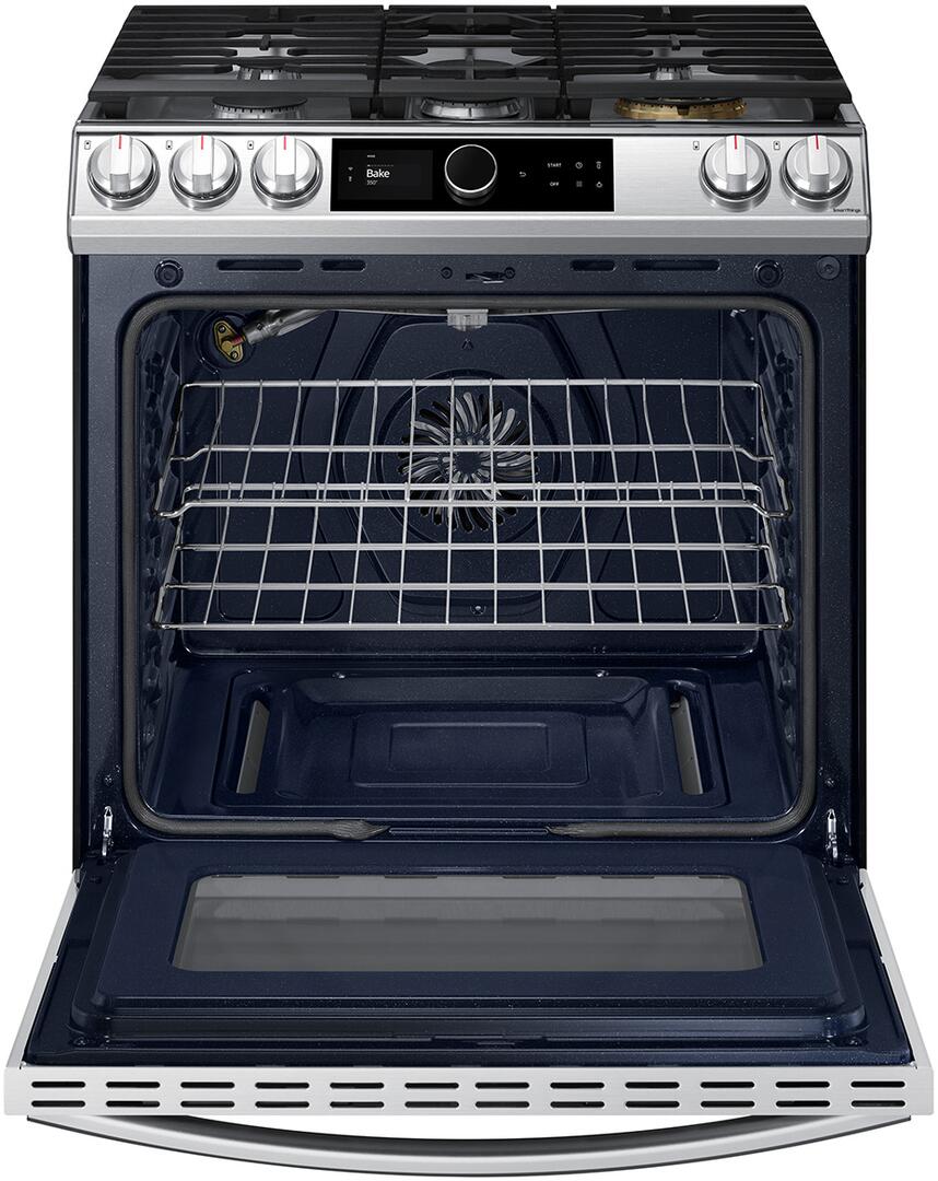 NX60T8711SS Samsung 30" Front Control Wifi Enabled SlideIn Gas Range