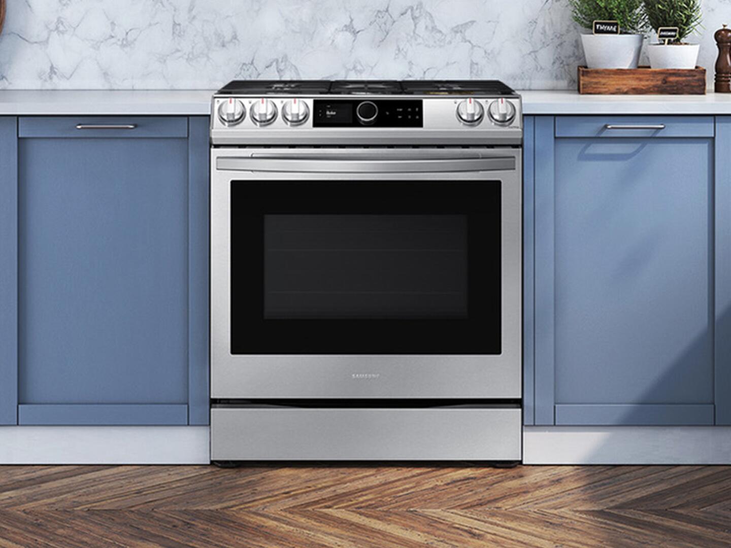 NX60T8711SS Samsung 30" Front Control Wifi Enabled SlideIn Gas Range