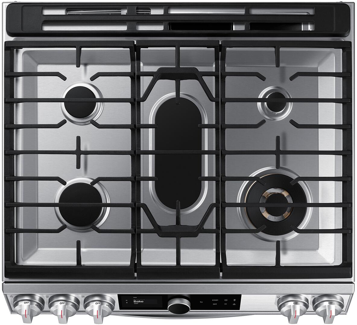 NX60T8711SS Samsung 30" Front Control Wifi Enabled SlideIn Gas Range