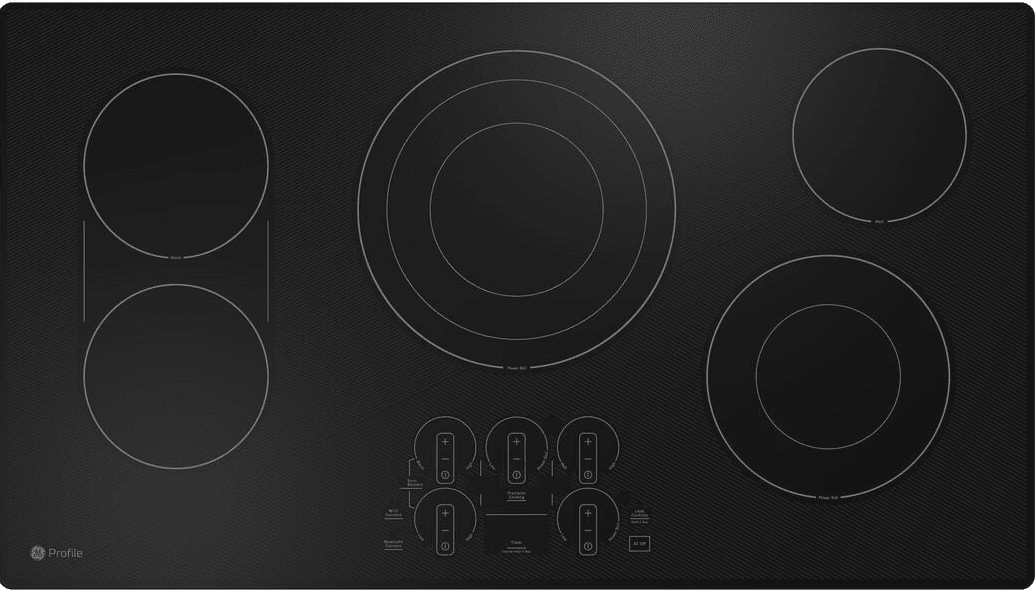 PEP7036DTBB GE Profile 36" ADA Compliant WiFi Enabled Electric Cooktop