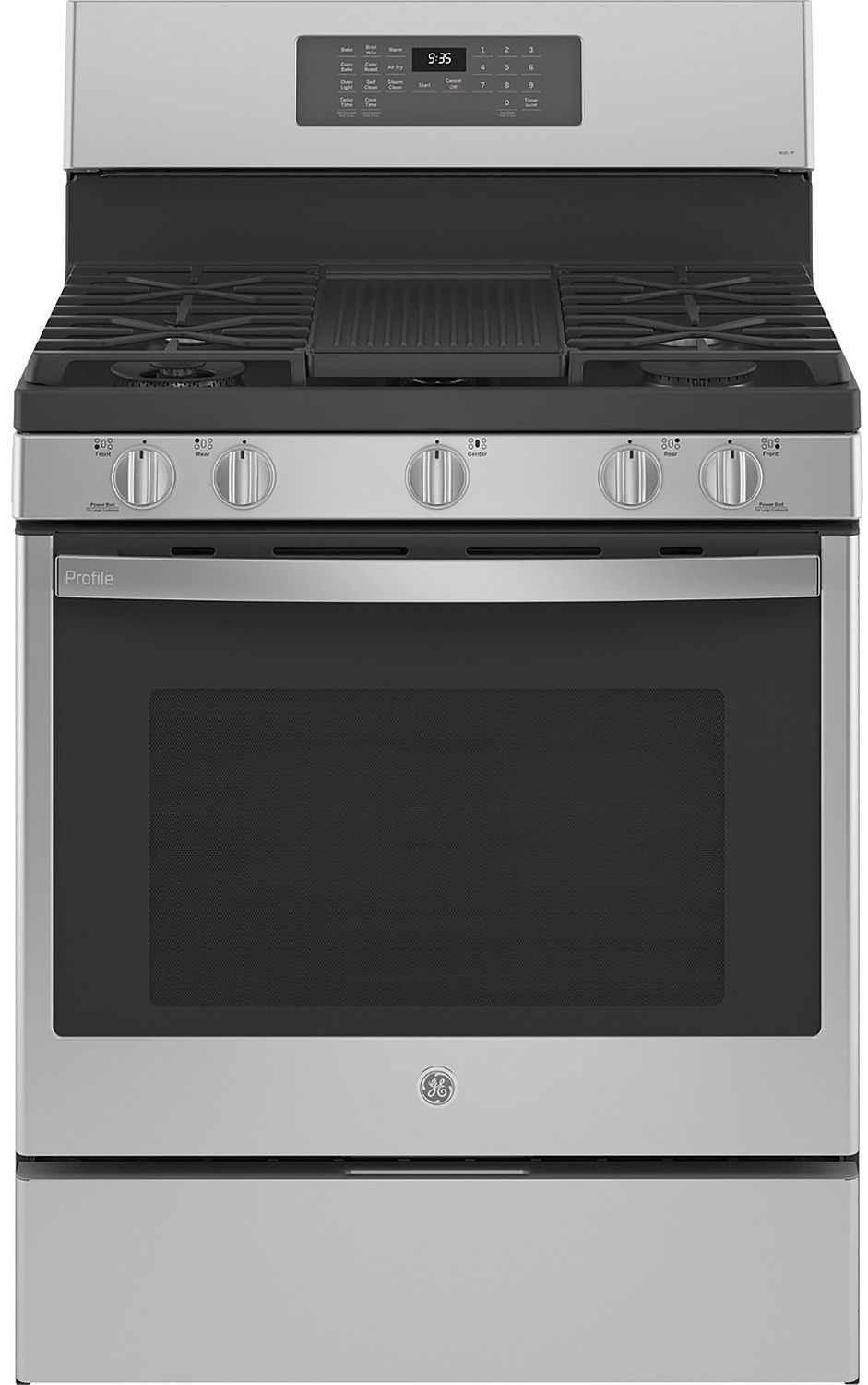 PGB935YPFS GE Profile 30" Freestanding Gas Convection Range with Air