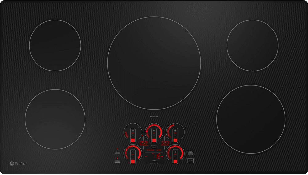 PHP7036DTBB GE Profile 36" ADA Compliant Wifi Enabled Induction Cooktop