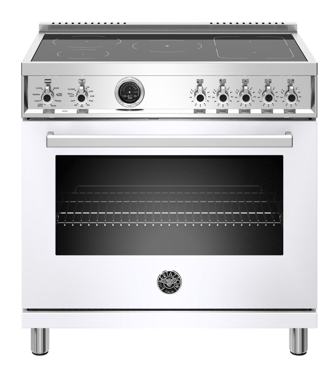 PROF365INSBIT Bertazzoni 36" Professional Series Free Standing 5 Heat