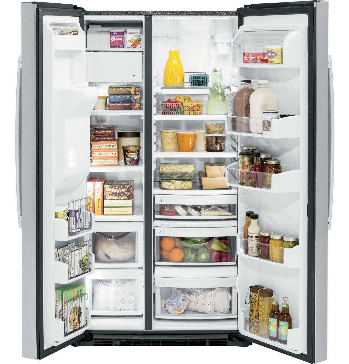 PSE25KYHFS GE Profile 36 Inch 25.3 Cu. Ft. Side By Side Refrigerator