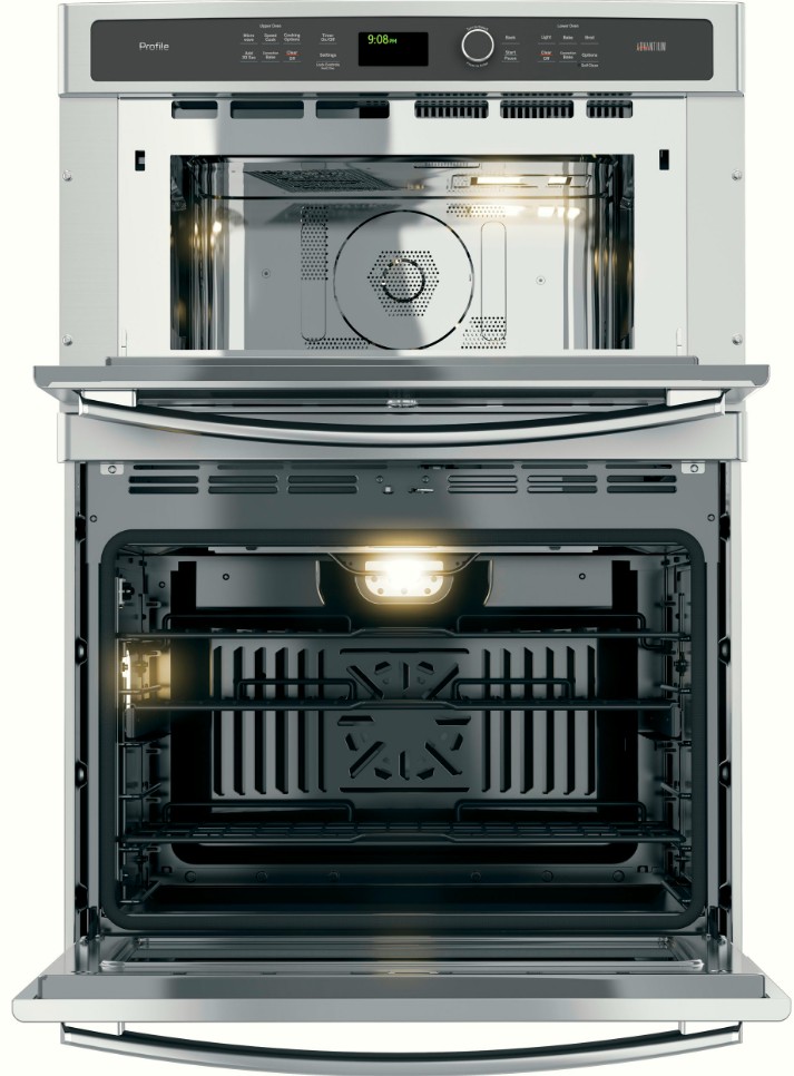 PT9800SHSS GE Profile Series 30 in. Combination Double Wall Oven with