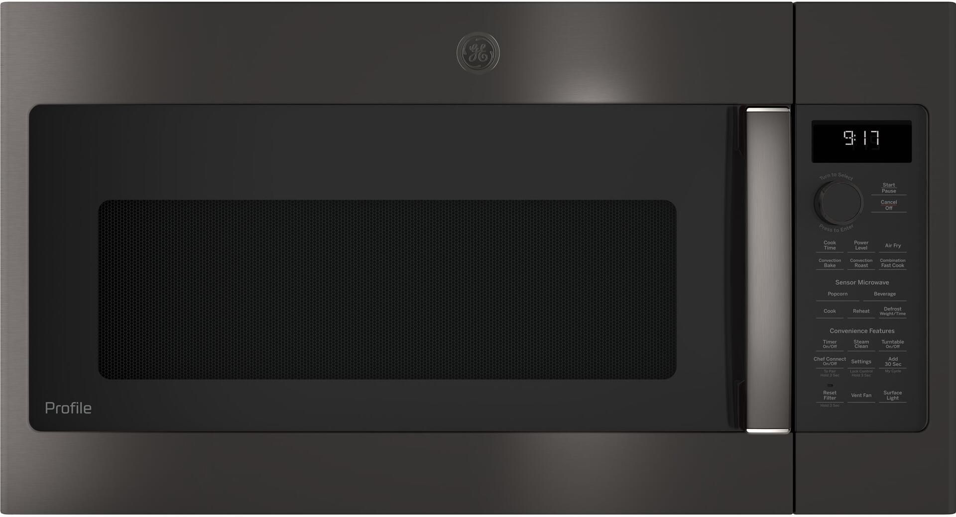 PVM9179BRTS GE Profile 30" 1.7 Cu. Ft. Over the Range Microwave Black Stainless Steel