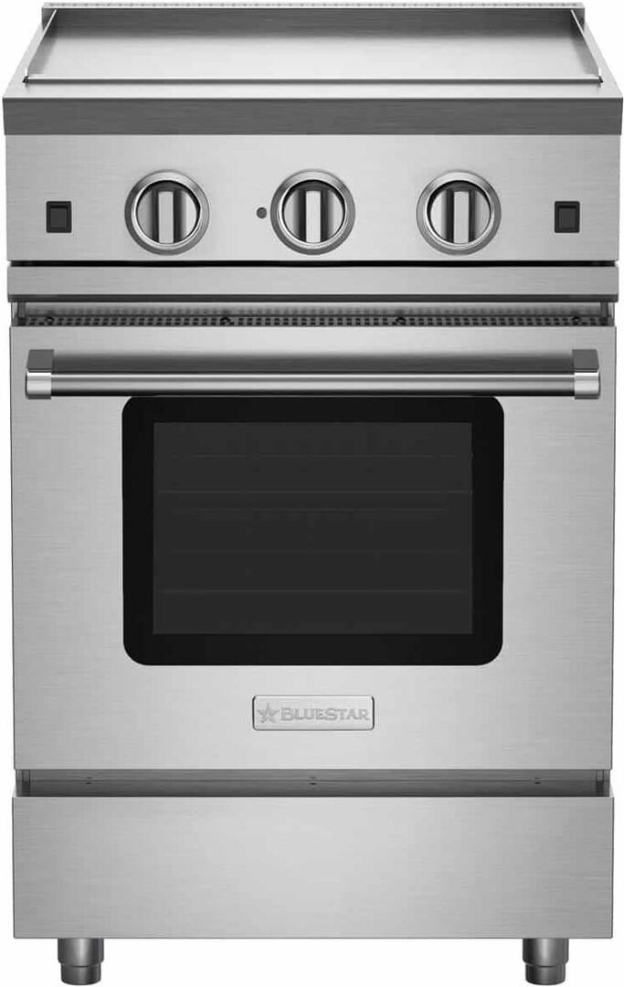 RNB24GV2 BlueStar 24" Freestanding Natural Gas Range All Griddle
