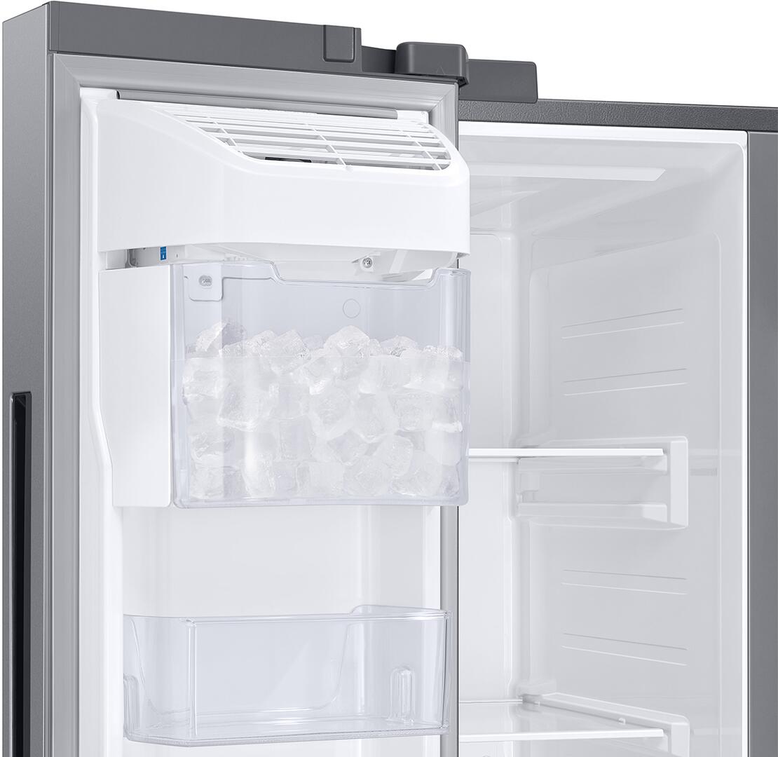 RS28A500ASR Samsung 36" Smart 28 Cu. Ft. Side by Side Refrigerator