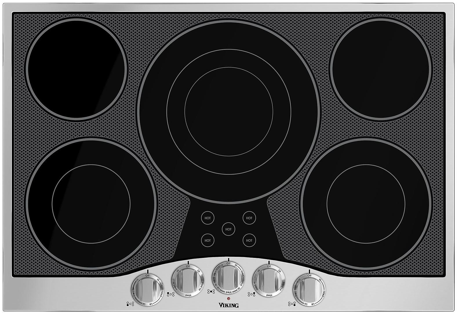 RVEC3305BSB Viking 30" Electric Cooktop with Glass Ceramic Surface