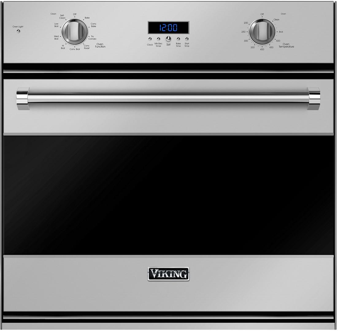 RVSOE330SS Viking 30" Single Convection Oven with Concealed Bake