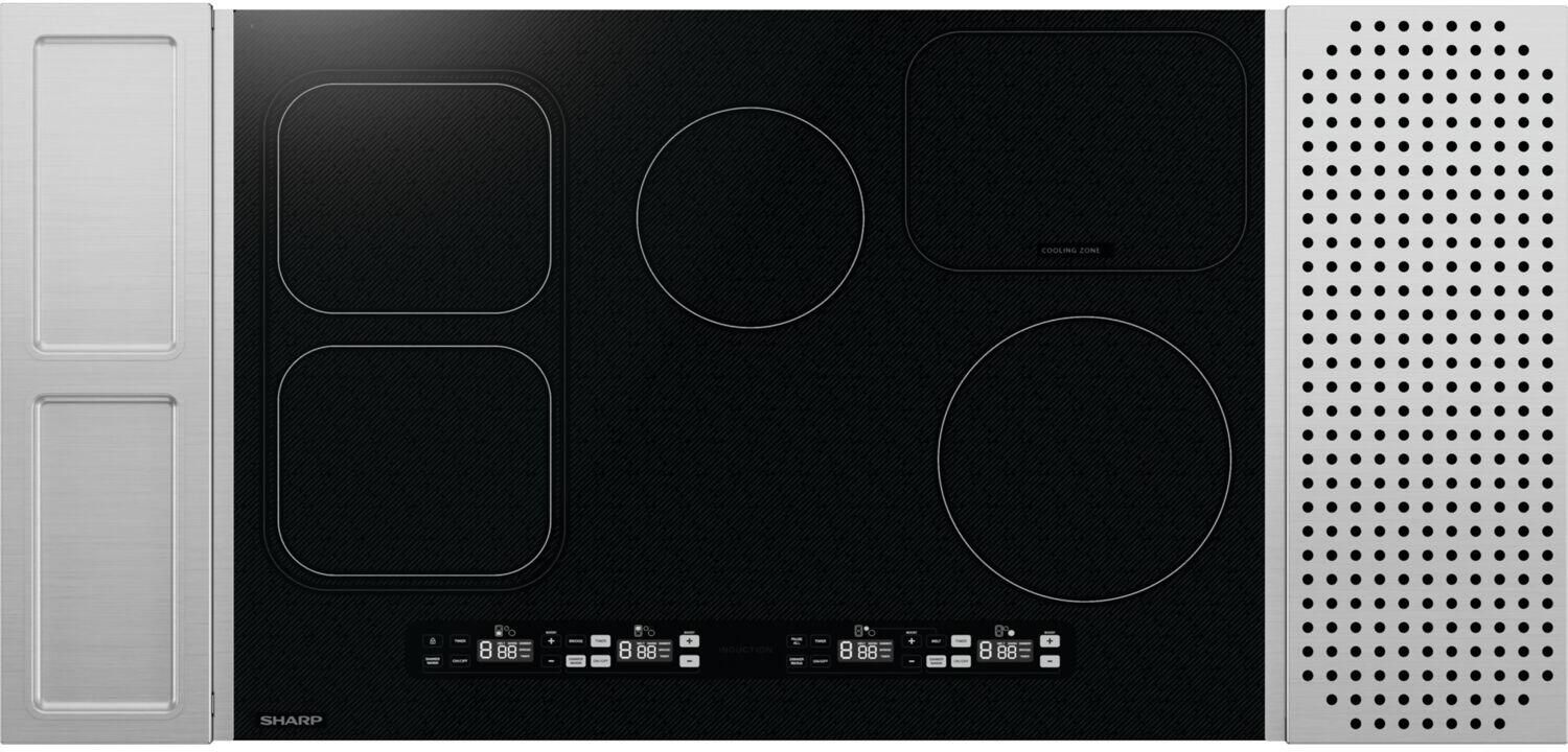 SCH3043GB Sharp 30" Induction Cooktop Black