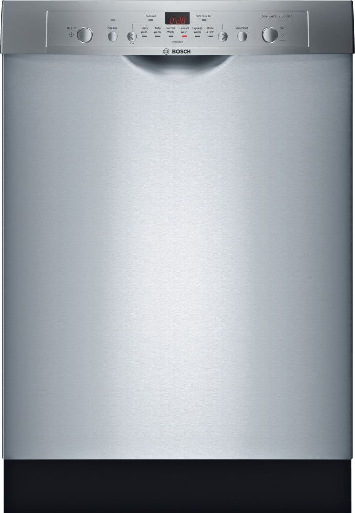 SHE3AR75UC Bosch Ascenta Series 24" Recessed Handle Dishwasher