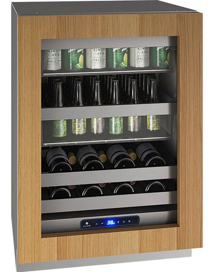 UHBV524IG01A ULine 24" Beverage Center 5 Class Series Integrated Frame Reversible Hinge