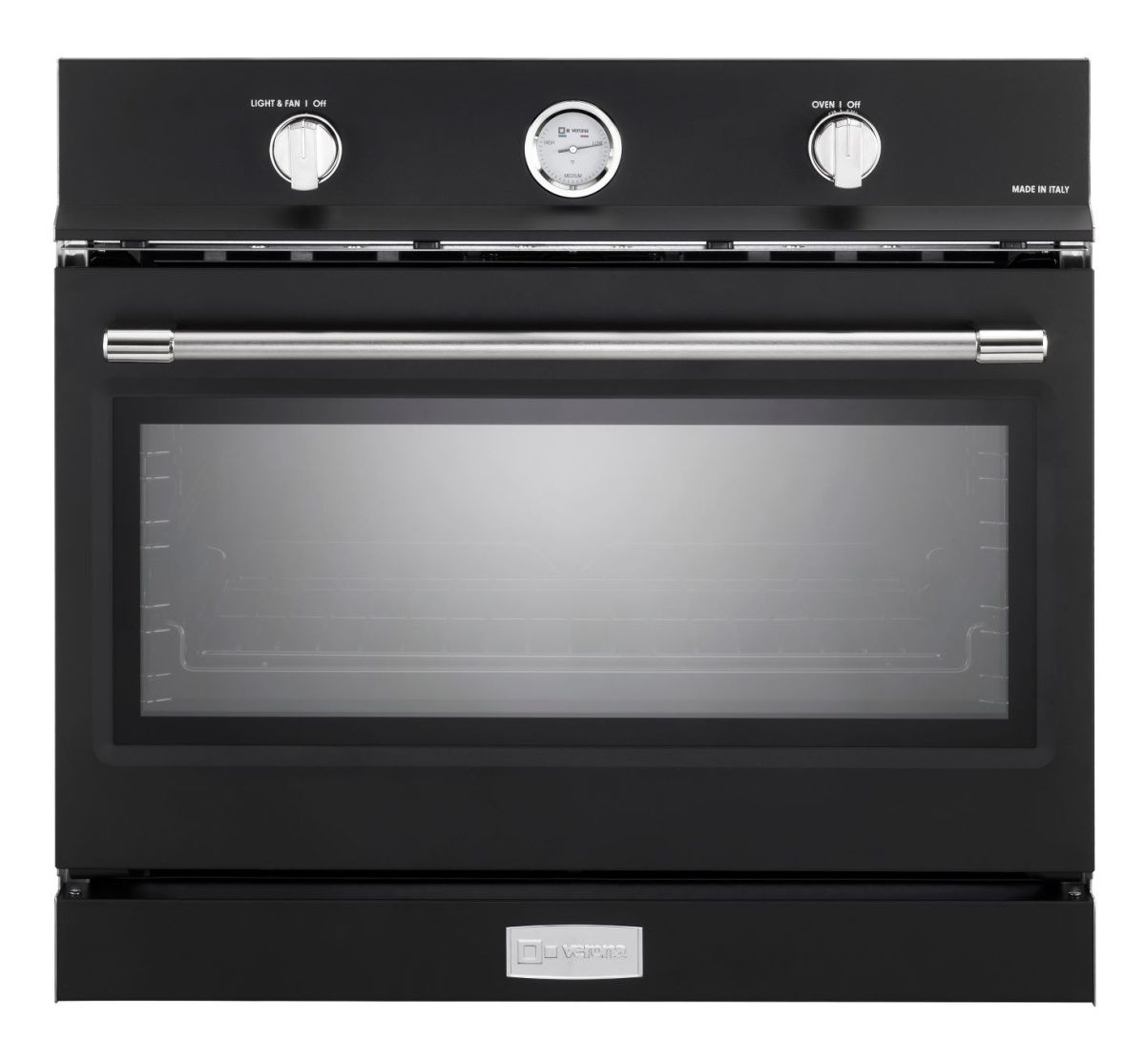 VEBIG30NE Verona 30" Gas Built In Single Wall Oven Matte Black