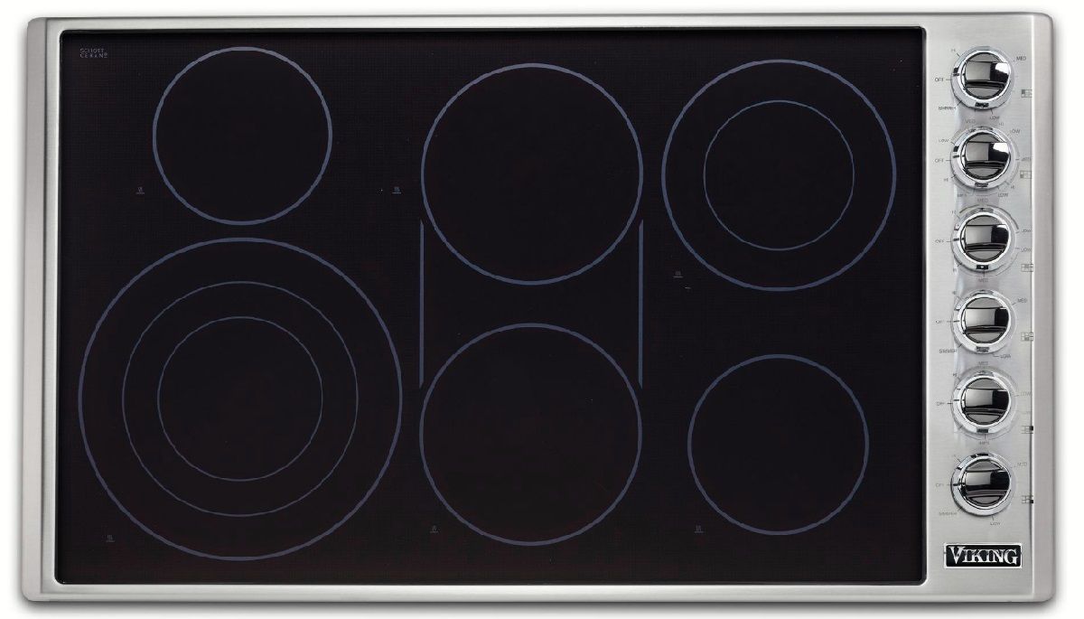 VECU53616BSB Viking 36" Professional 5 Series Electric Radiant 6 Burner