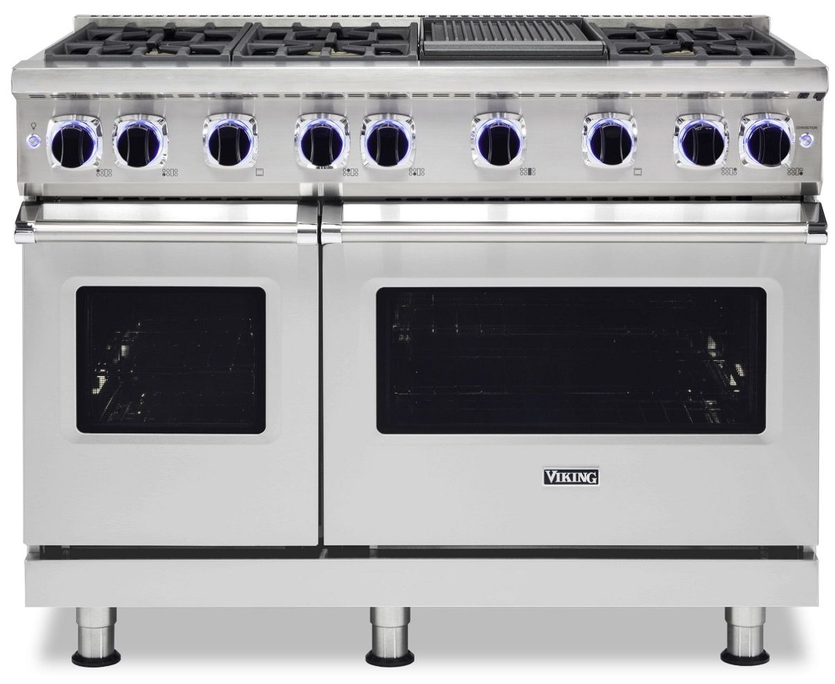 VGR74826GSS Viking 48" Professional 7 Series Gas Range with 6 Elevation