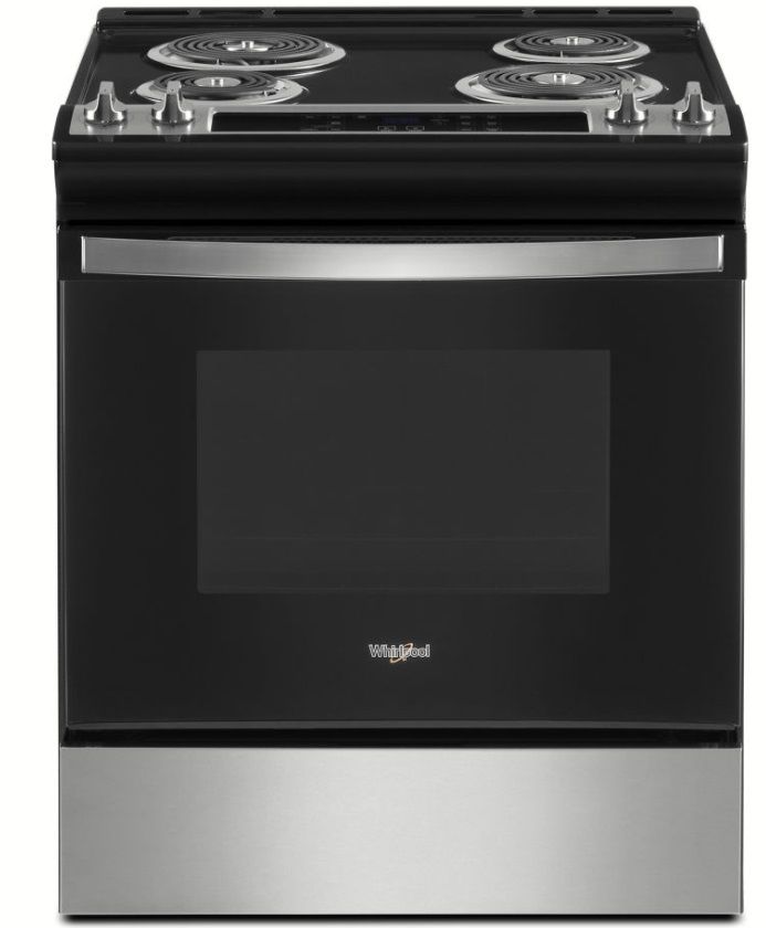 WEC310S0LS Whirlpool 30" Electric Slide In Range with Frozen Bake