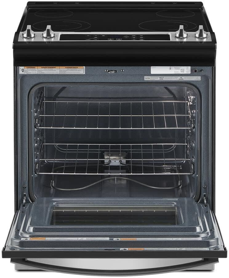 WEE515S0LS Whirlpool 30" Electric Slide In Range with Frozen Bake