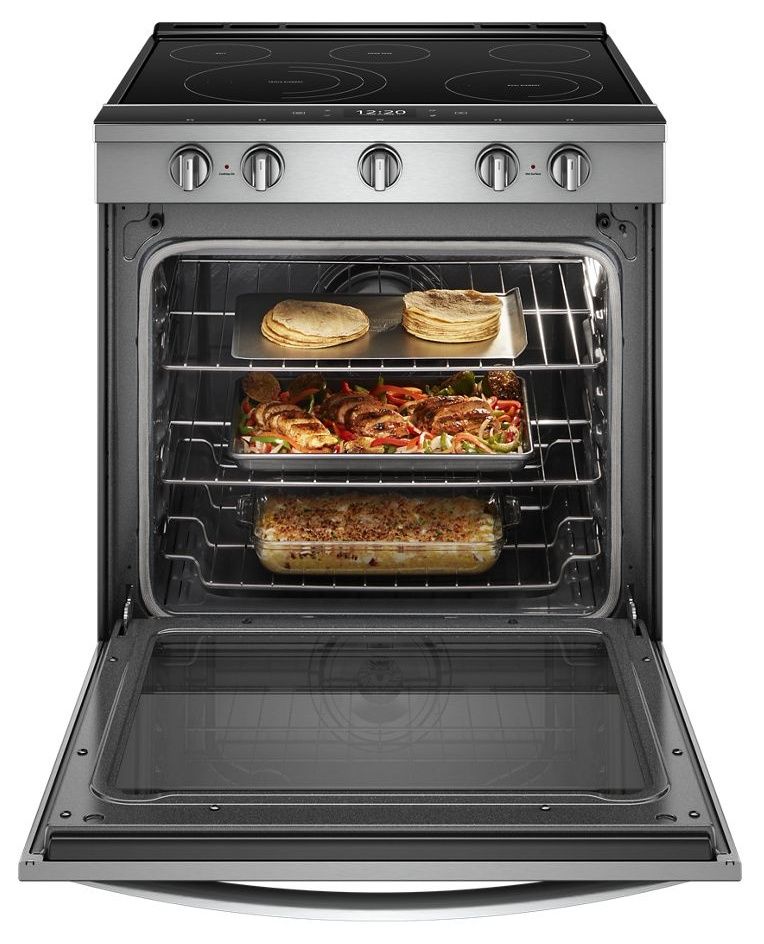 WEE750H0HZ Whirlpool 30" Smart SlideIn Electric Range with True Convection Cooking