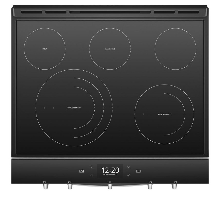 WEE750H0HZ Whirlpool 30" Smart SlideIn Electric Range with True
