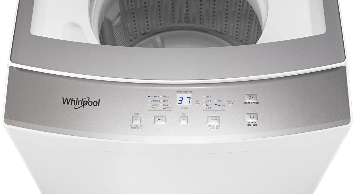 WET4024HW Whirlpool 24" Stacked Laundry Center Washer + Electric Dryer