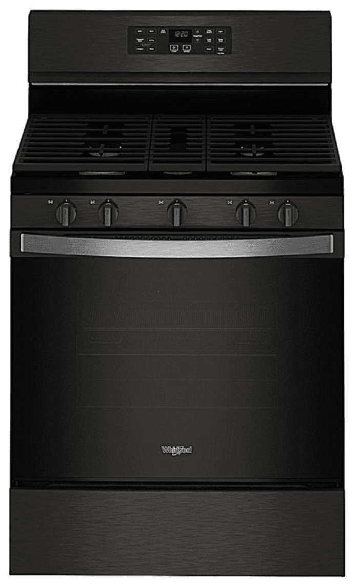 WFG550S0LV Whirlpool 30" Gas Range with 5 Burners and 5 in 1 Air Fry