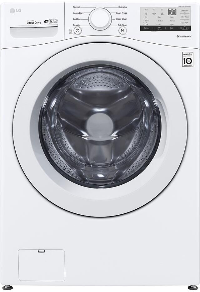 WM3400CW LG 27" 4.5 cu.ft. Ultra Large Capacity Front Load Washer White