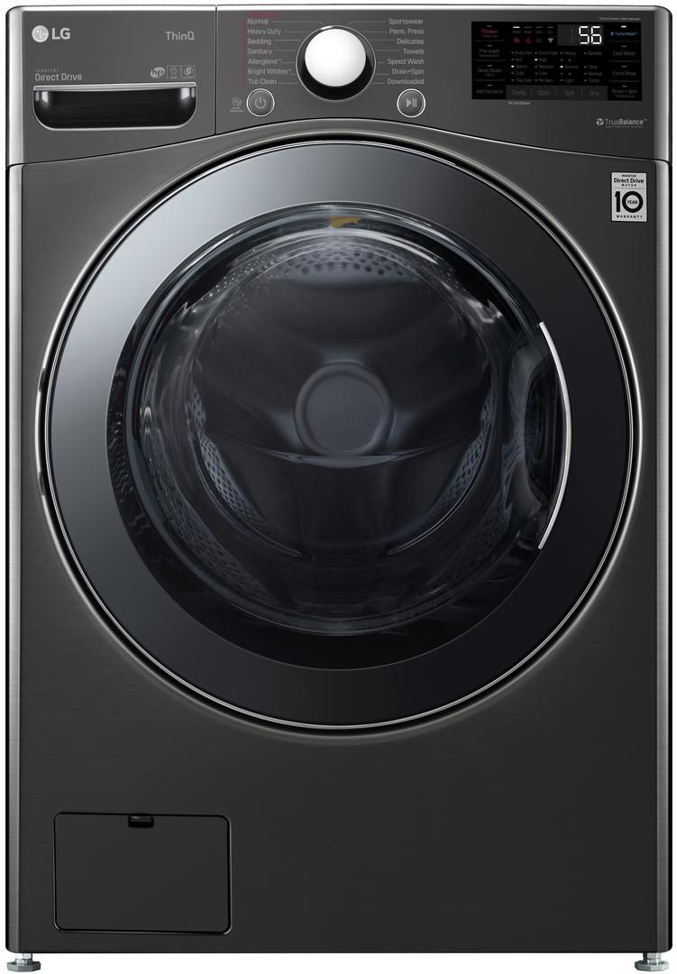 WM3998HBA LG 27" Front Load 4.5 cu ft. Washer and Dryer Combo with LG