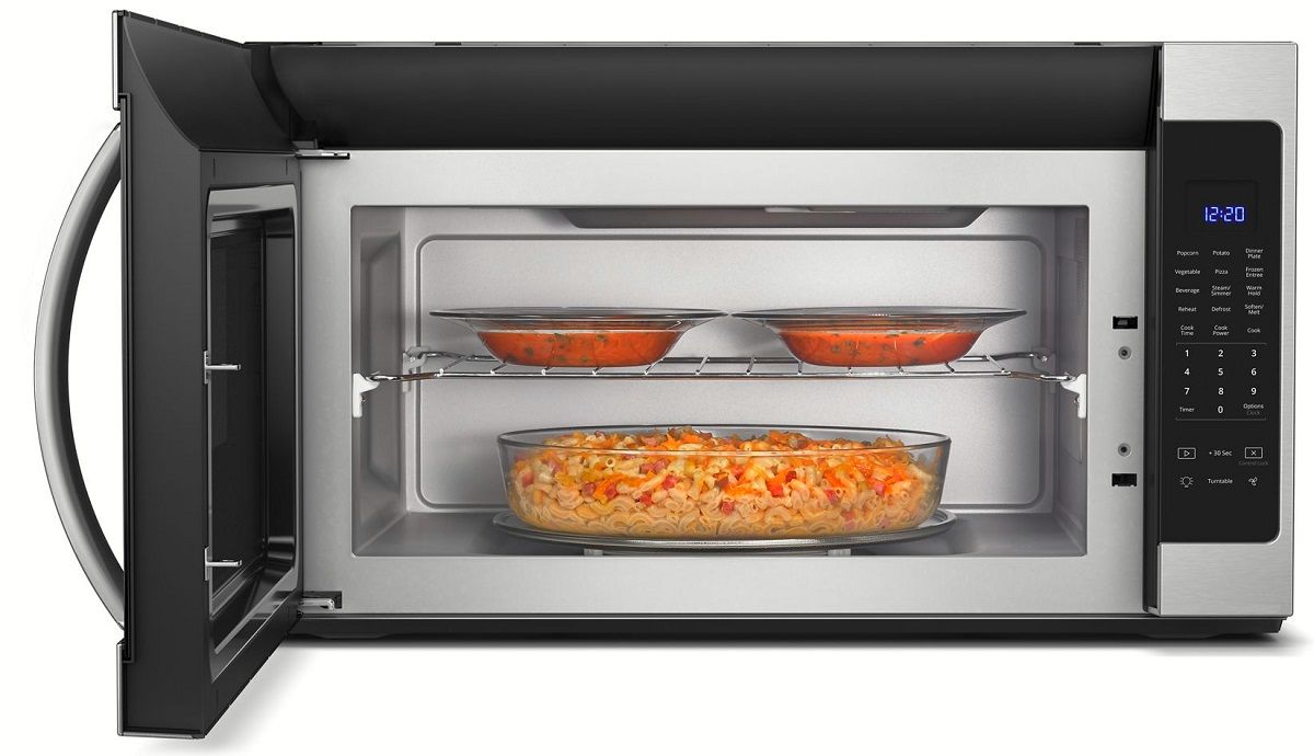 WMH53521HZ Whirlpool 30" 2.1 Cu. Ft. OvertheRange Microwave Hood