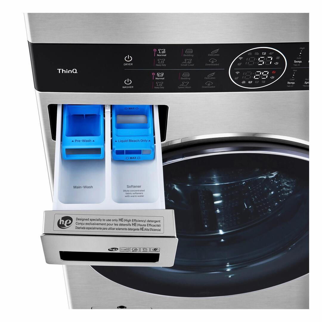 WSEX200HNA LG Studio 27" Smart Ultra Large Capacity Electric Washtower