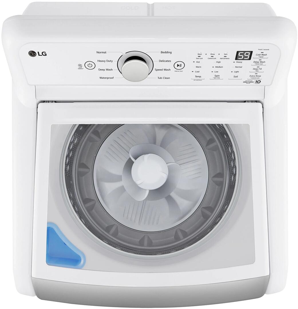 WT7155CW LG 4.8 cu.ft. Ultra Large Capacity Top Load Washer with 4 Way