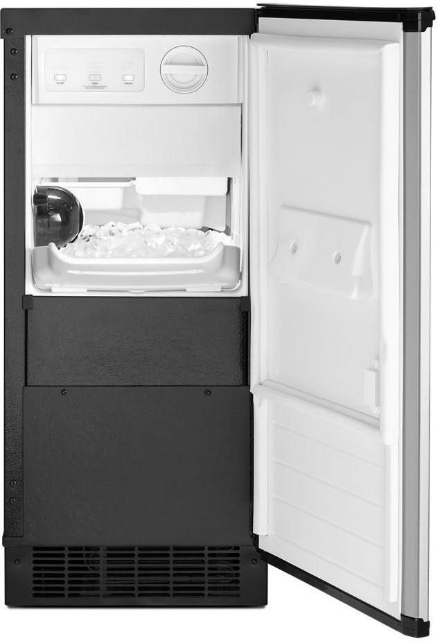 WUI95X15HZ Whirlpool 15" Undercounter Ice Maker with Pump and Clear Ice