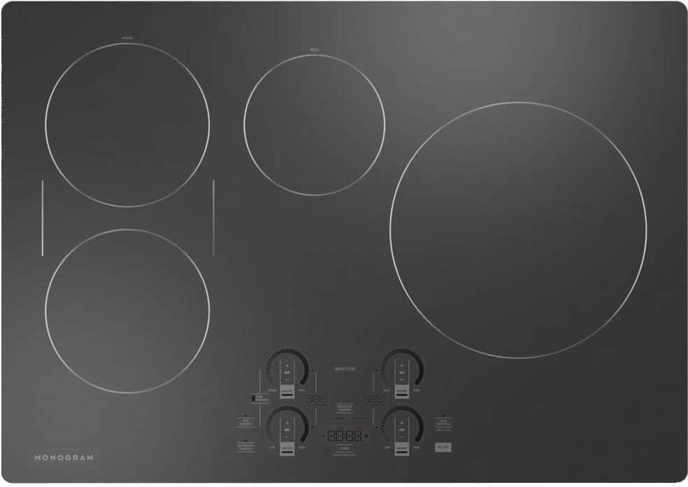 ZHU30RDTBB Monogram 30" ADA Compliant WiFi Enabled Induction Cooktop