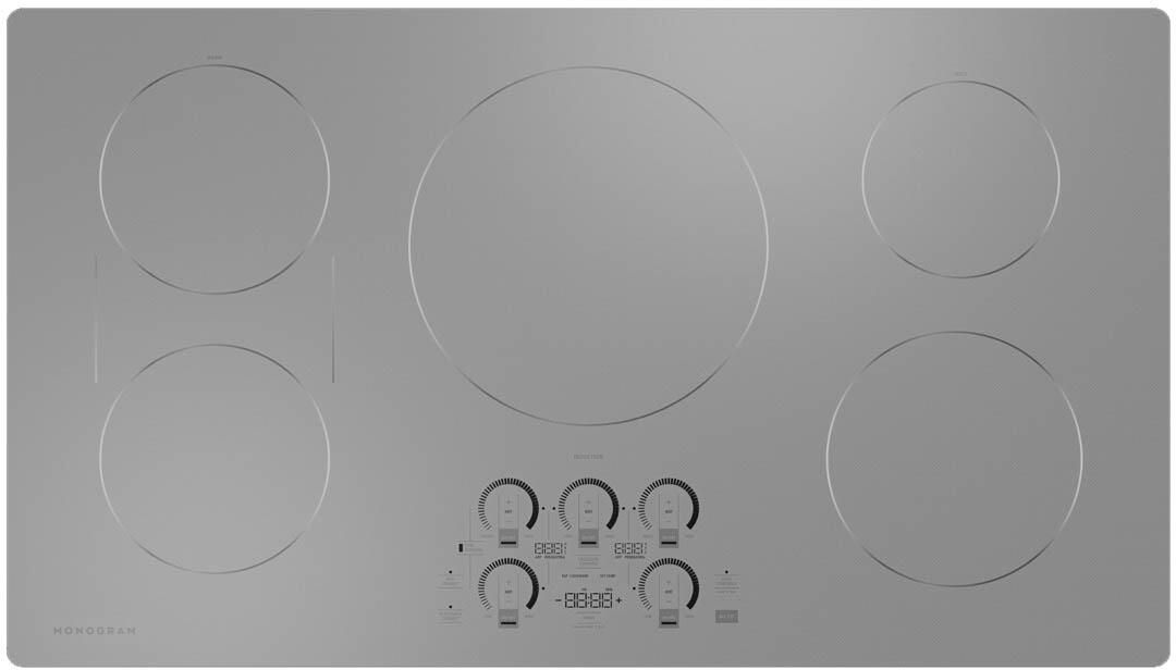 ZHU36RSTSS Monogram 36" ADA Compliant WiFi Enabled Induction Cooktop