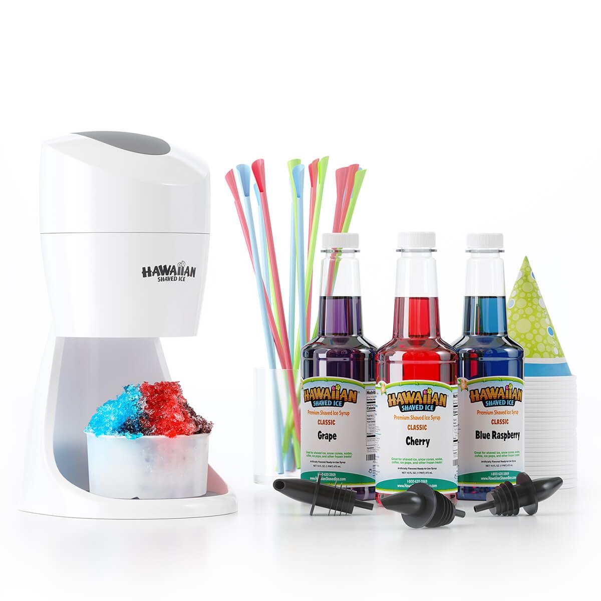 Hawaiian Shaved Ice Machine Party Package Hawaiian Shaved Ice