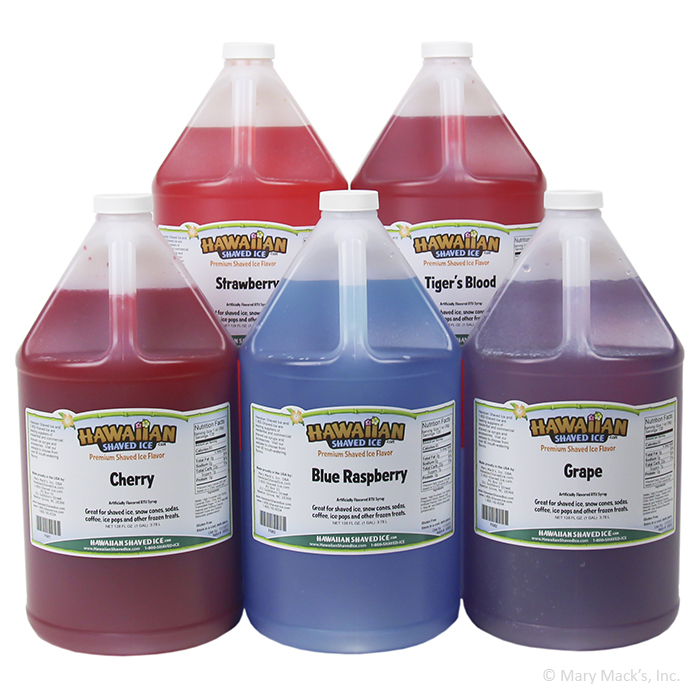 Top 5 Gallons of Shaved Ice Syrup Hawaiian Shaved Ice