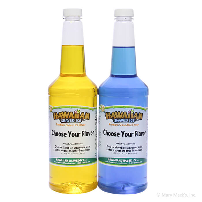 Two Quarts of Shaved Ice Syrup