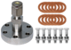 133xSWG-12-VE <br> 1.33" OD Conflat Flange to 1/8" Swagelok