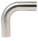 90� Elbow With Tangent <br> Tube OD: 1.50" (Long) <BR /> (WF150-E90-TL)